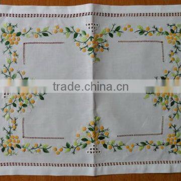 Hand embroidered placemat-design 97