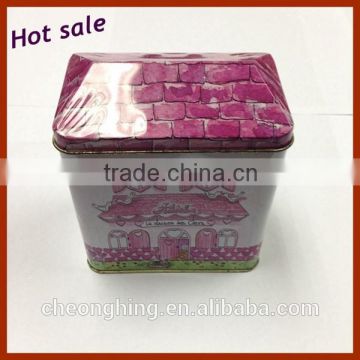 Factory direct house shaped tin containers