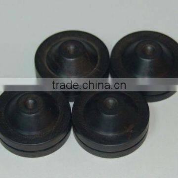 4 pcs Ebony thick wood spike base DIY speaker amp CD