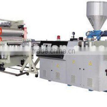 WPC PVC Foamed Sheet Extrusion Machinery photo-3