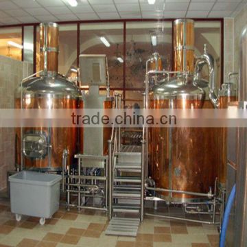 1000l red copper beer brewing equipment