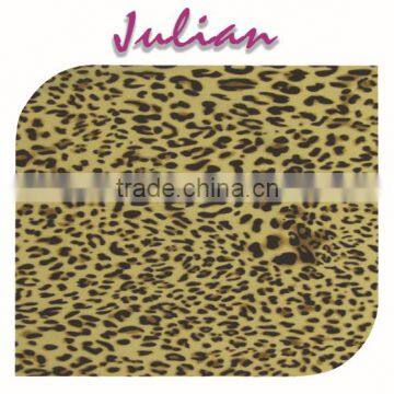 yellow black leopard N4020 ultr thin plain pattern matt nylon spandex viscose fabric