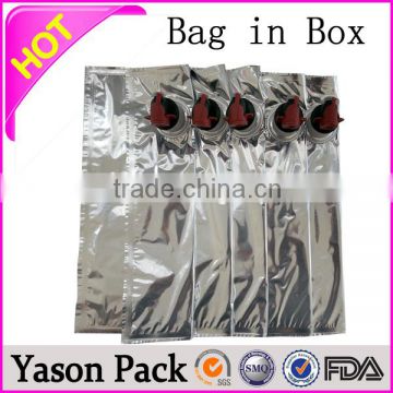 Yason bag in box blank bag-in-box packing fruit juice bag in box