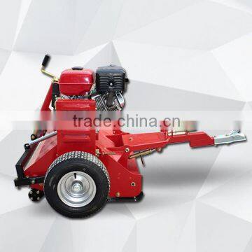 side wheel or rear wheel adjustable atv flail mower