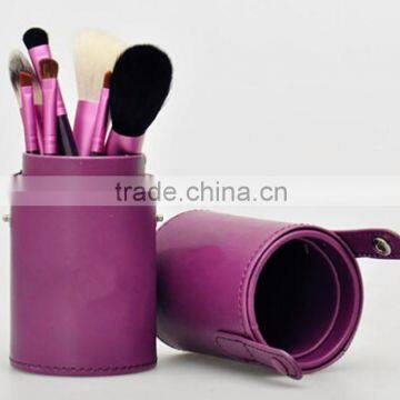 7pcs makeup brush with cylinder holder