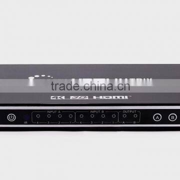 Hdmi Matrix 4 Input 2 Output With Optical Rca Audio