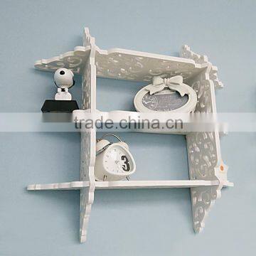 floating hanging wall shelf , adjustable wall mount shelf