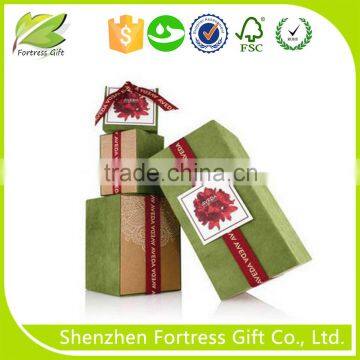 fancy eco-friendly small perfume cylinder packaging gift box