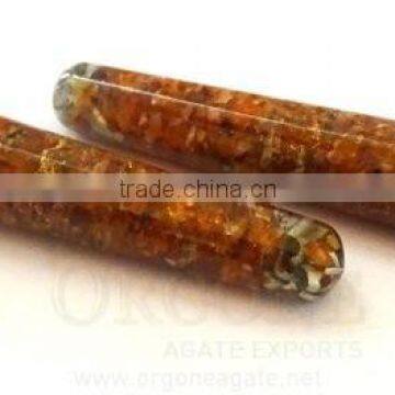 Carnelian Orgone Smooth Massage Wands | Orgonite Massage Wands | Orgone-Orgone Energy Wholesale-Manufacturer-Supplier