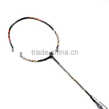 One-piece all carbon fiber badminton racquet