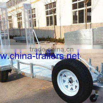 Mini Skid Steer Loader Trailer with Brake