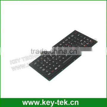 Custom IP65 Dynamic Sealed & Ruggedized Industrial Silicone Rubber Hygienic Keyboard