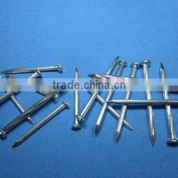 galvanized white zinc concrete nail