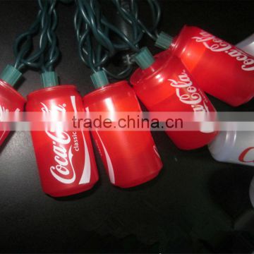 Bottle Holiday Christmas Light Set with 10 Lights