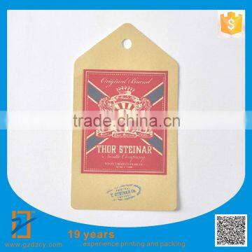 2016 Hot Selling Professional Fashion Custom Design Printed Hang Tag photo-6