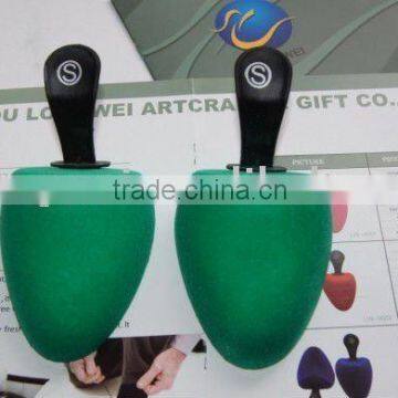 high grade PU shoe keeper/plastic shoe tree/green foam shoe last