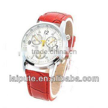 2013 hot fashionable red color layd's ,womens wristwatch