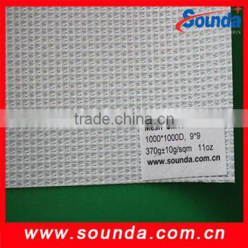 Outdoor Advertising Material Mesh Banner Fabric 350g