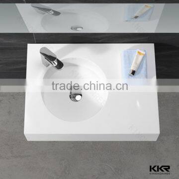 Acrylic stone solid surface marble bathroom wash basin