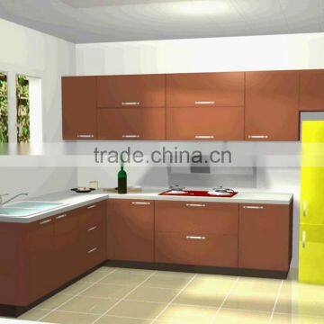 Easy fitted apartment kitchen cabinet/china kitchen cabinet factory/high quality kitchen cabinet