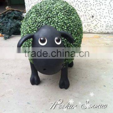 High imitation vivid look artificial topiary sheep topiary animal with cheap price