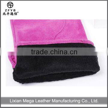 Newest design high quality Fashion Tight Leather Gloves For Women