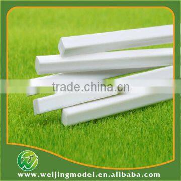 White Plastic Model Square Tube in Plastic Profile photo-5