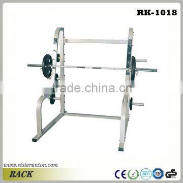 Multifunction Body Solid Squat Rack for Olympic Barbell Weights