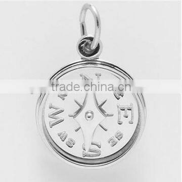 zinc alloy charms and pendants 3 dimensional compass charms for bracelet