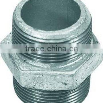 Equal Nipple Malleable Iron Pipe Fitting (Galvanized)