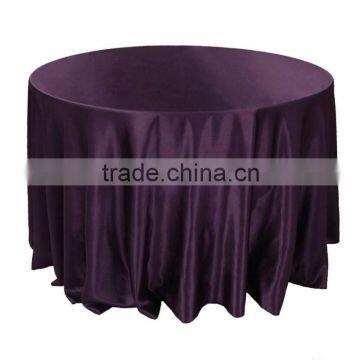 Satin round table cloth/table linen for weddings