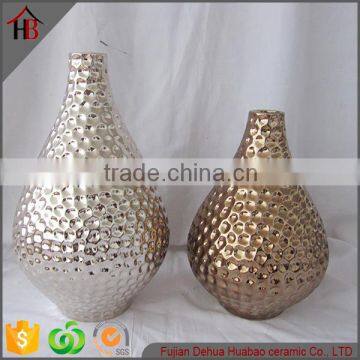 electroplated ceramic vase flower sale