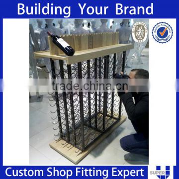 liquidation shop fittings wire grid large cube shot glass stand