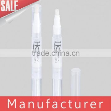 New Arrival Empty White Pen Style Lip Gloss Packaging With Custom Logo Printing