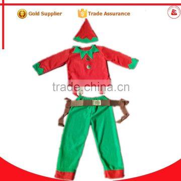 custom made white christmas costumes cosplay party elf costume for kids