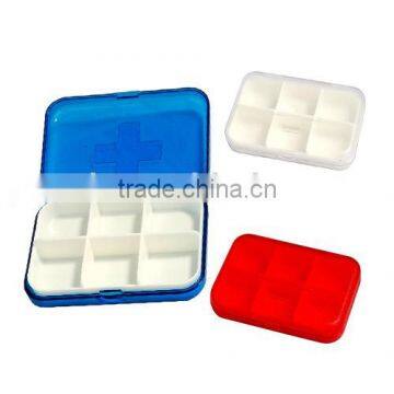 Pill Storage Cases with 6 compartments