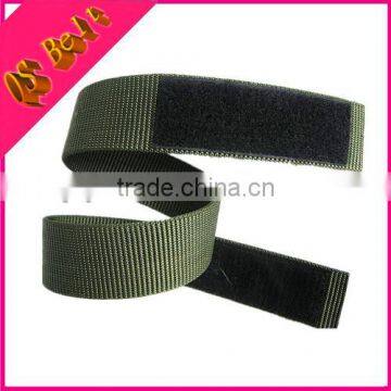 Military Polypropylene Webbing Hook and Loop Fastener Closure Belt