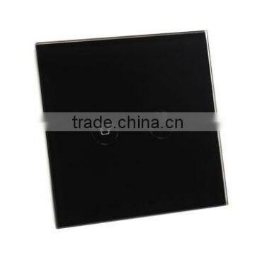 Hot Sell Cheaper Tempered Glass 2 Gang 1 Way Touch Light Switch photo-3