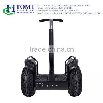 China Htomt Hot sale Manufacturer 36V Off road electric standing scooter 2 Wheel Self Balance Electric Scooter with Big Wheel