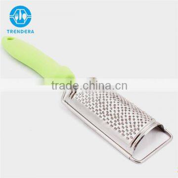 Plastic handle stainless steel carrot cheese grater