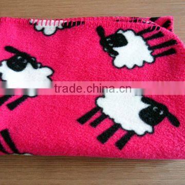 soft animal printing baby blanket