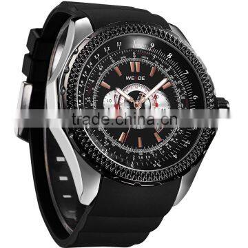 2014 WEIDE Original Diver Watch Unique Design JAPAN Men Quartz Watch Luxury Sports Military Watches Complete Calendar photo-5