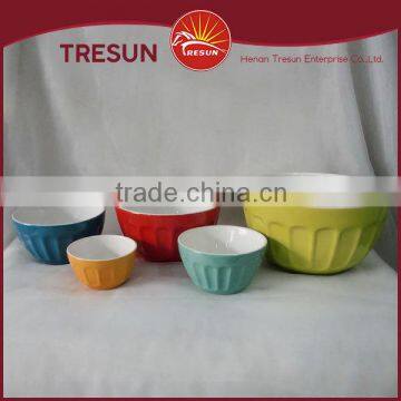 Cheap wholesale ceramic mixing bowls, fresh food storage container