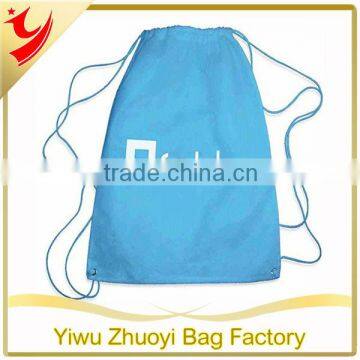 non woven fabric drawstring backpack bags with printing