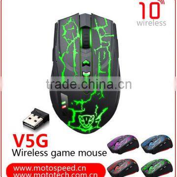 High qulity 8d led optical wireless gaming mouse