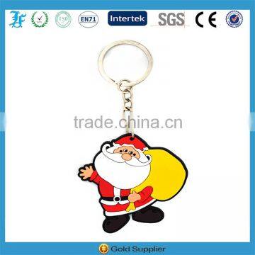 PVC Christmas keychain/Christmas tree keychain/Santa Claus keychain