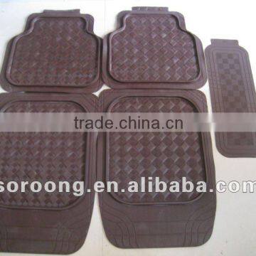 2014 hot sal 5pcs rubber car mat