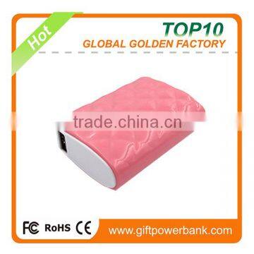 6000mAh Mobile Powers Dual USB Output Power Bank for smartphone