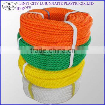 3- Strand Yellow Polypropylene Rope