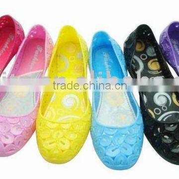 ladies crystal jelly shoes